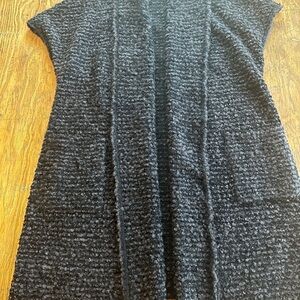 St. John Designer Black Textured Cardigan